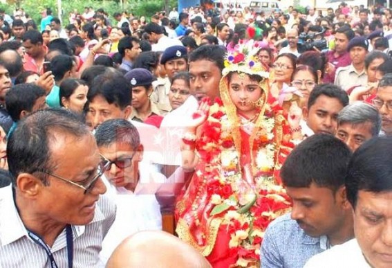 â€˜Kumari-Pujaâ€™ marked â€˜WOMEN EMPOWERMENTâ€™ on Maha-Ashtami : Womenâ€™s status in Tripura in its worst shape as State ranked 4th nationally in â€˜crimes against womenâ€™